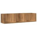 Miniatyrbilde 1 av 10: vidaXL Veggmontert CD-hylle artisan eik 75x18x18 cm konstruert tre