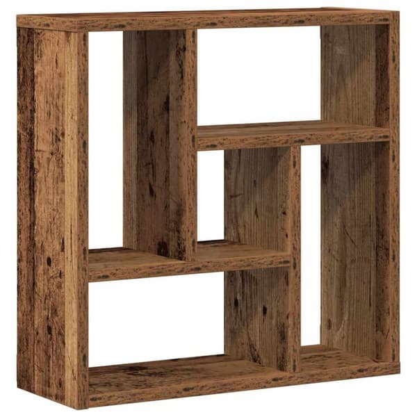 vidaXL væghylde 45x16x45 cm konstrueret træ gammelt træ-look
