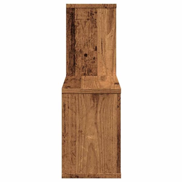 vidaXL Vegghylle gammelt tre 100x18x53 cm konstruert tre