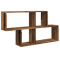 Miniatyrbilde 7 av 10: vidaXL Vegghylle gammelt tre 100x18x53 cm konstruert tre