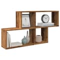 Miniatyrbilde 2 av 10: vidaXL Vegghylle gammelt tre 100x18x53 cm konstruert tre