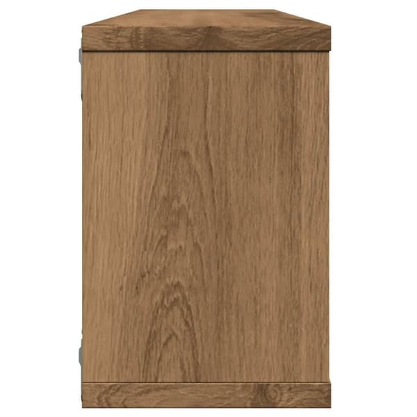 vidaXL væghylder 4 stk. 60x15x30 cm kubeformet konstrueret træ kunsteg