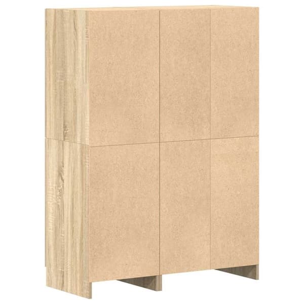 vidaXL 2-osainen keittiökaappisarja Sonoma Oak Engineered Wood