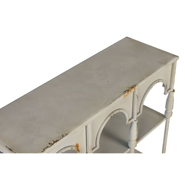Bokhylla Home ESPRIT Vit Metall 60 X 20 X 70 cm