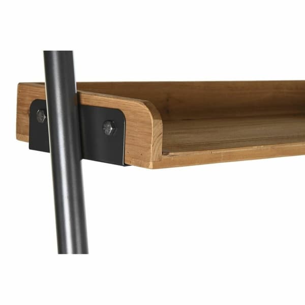 Hylder DKD Home Decor Gran Natur Sort Metal 1 Hylder (67 x 40 x 155 cm)