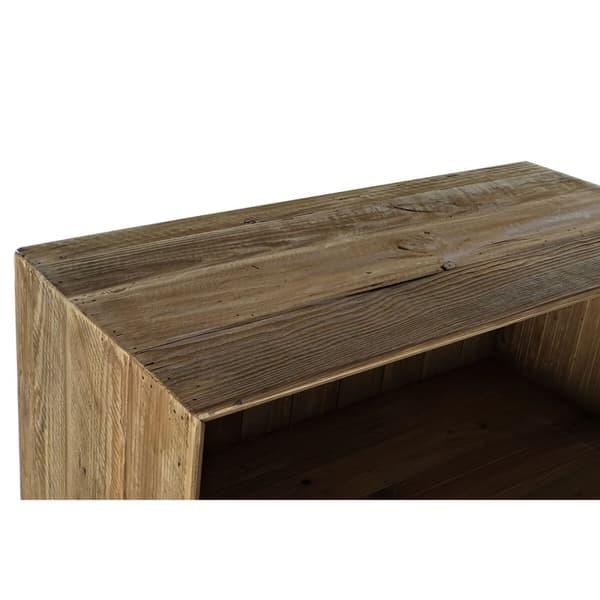 Hylder DKD Home Decor Krystal Natur Genbrugt Træ 4 Hylder (90 x 40 x 160 cm)