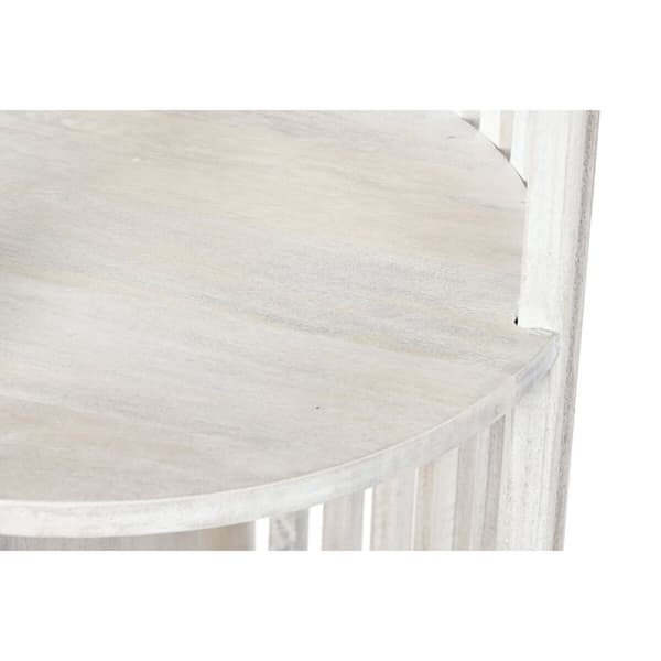Hylder DKD Home Decor Hvid Mangotræ 116 x 40 x 160 cm (1)