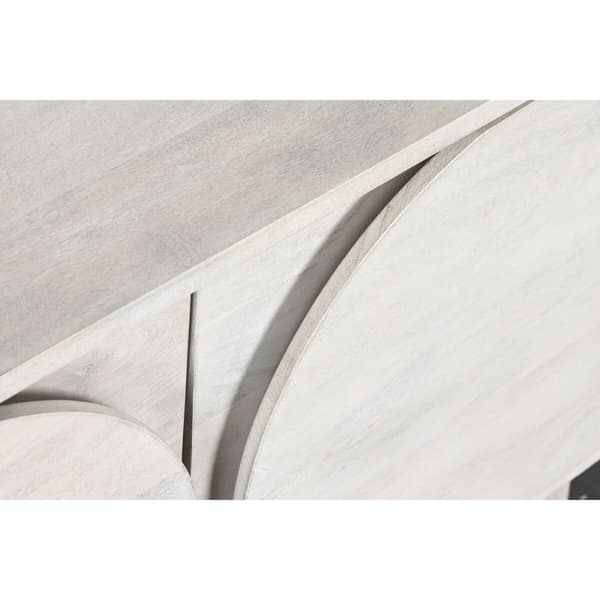 Hylder DKD Home Decor Hvid Mangotræ 116 x 40 x 160 cm (1)
