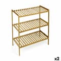 Miniatyrbillede 1 af 2: Hylder Confortime Natur Bambus 70 x 35 x 76,2 cm (2 enheder)