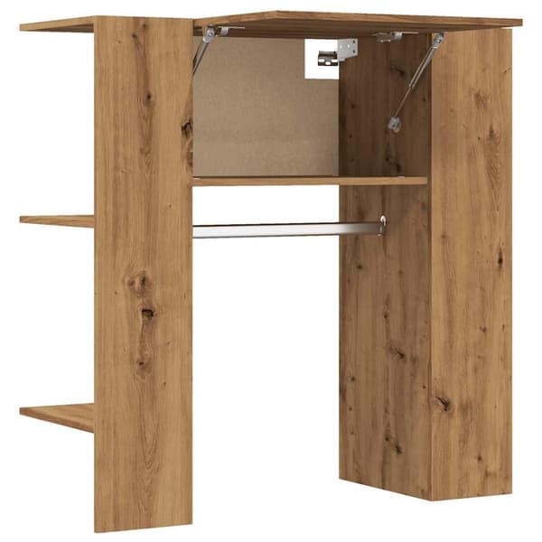 vidaXL Eteisen kaappi käsityöläinen tammi 97,5x37x99 cm tekninen puu