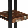 Miniatyrbilde 6 av 11: vidaXL Vegghylle flerfarget 35x35x100 cm gjenvunnet heltre
