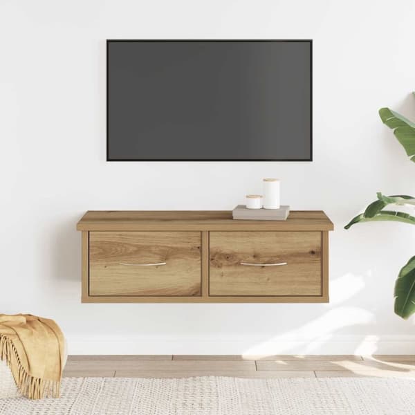 vidaXL Veggskap artisan eik 60x26x18,5 cm konstruert tre