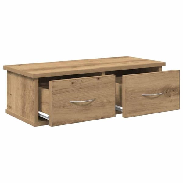 vidaXL Veggskap artisan eik 60x26x18,5 cm konstruert tre