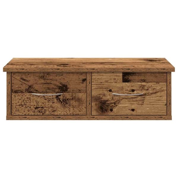 vidaXL vægskab 60x26x18,5 cm konstrueret træ gammelt træ