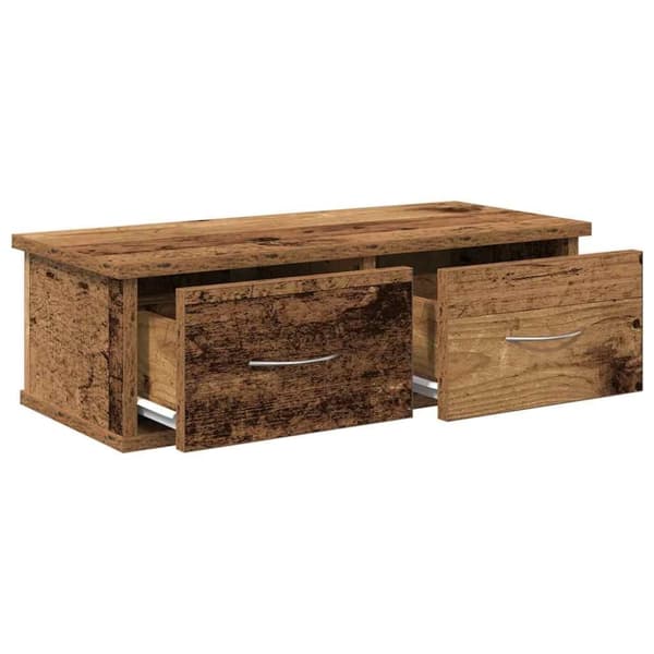 vidaXL Veggskap gammelt tre 60x26x18,5 cm konstruert tre
