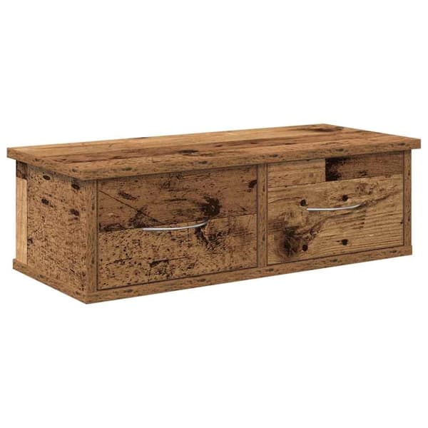 vidaXL Veggskap gammelt tre 60x26x18,5 cm konstruert tre