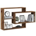 Miniatyrbilde 2 av 10: vidaXL Vegghylle gammelt tre 104x20x58,5 cm konstruert tre
