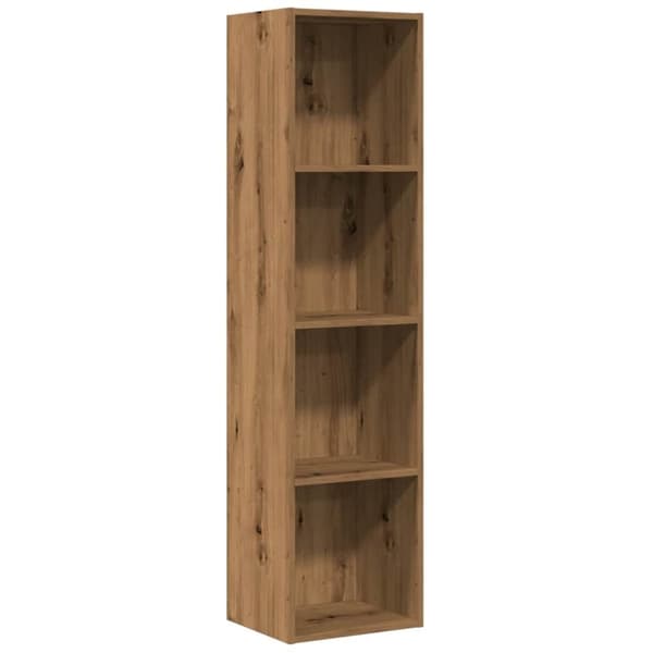vidaXL Bokhylle/TV-benk artisan eik 36x30x143cm konstruert tre
