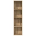 Miniatyrbilde 6 av 11: vidaXL Bokhylle/TV-benk gammelt tre 36x30x143cm konstruert tre