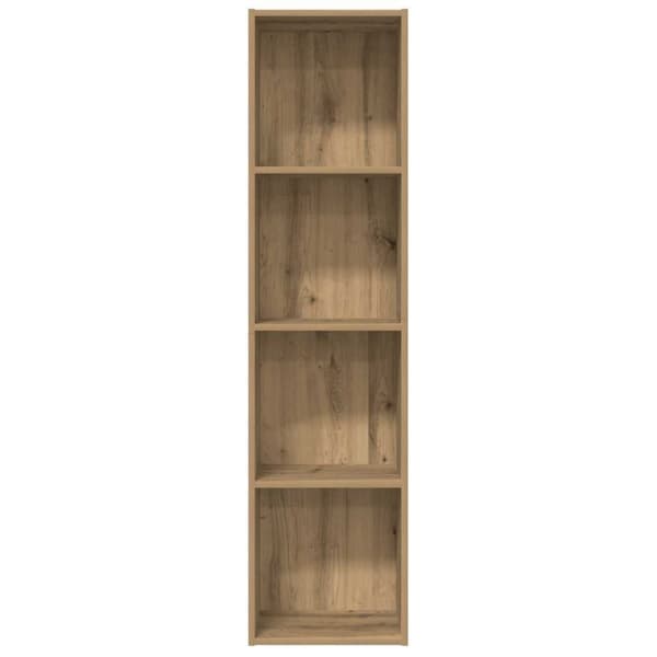 vidaXL Bokhylle/TV-benk gammelt tre 36x30x143cm konstruert tre