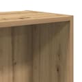 Miniatyrbilde 10 av 11: vidaXL Bokhylle/TV-benk gammelt tre 36x30x143cm konstruert tre