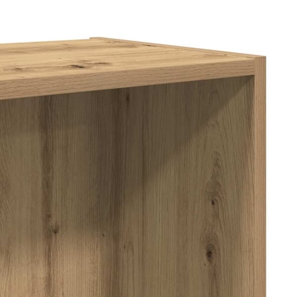 vidaXL Bokhylle/TV-benk gammelt tre 36x30x143cm konstruert tre