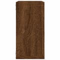 Miniatyrbilde 8 av 11: vidaXL Vegghyller kubeformet 4 stk brun eik 30x15x30 cm