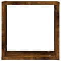 Pikkukuva 7 / 11: vidaXL Wall Cube Hyllyt 4 kpl Savustettu tammi 30x15x30 cm