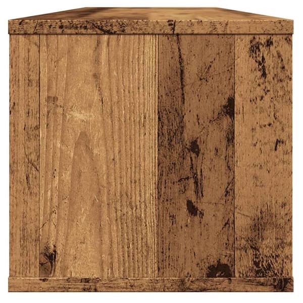 vidaXL vægskab 101x30x29 cm konstrueret træ antikt træ