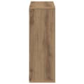 Pikkukuva 6 / 10: vidaXL Seinähylly käsityöläinen tammi 104x20x58,5 cm tekninen puu