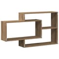 Pikkukuva 7 / 10: vidaXL Seinähylly käsityöläinen tammi 104x20x58,5 cm tekninen puu