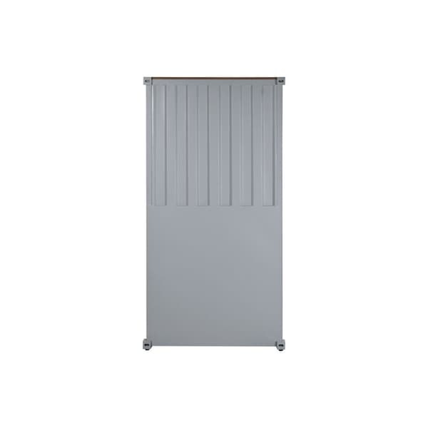 Hylder Home ESPRIT Grå Himmelblå Metal Træ MDF 87 x 44 x 168,5 cm