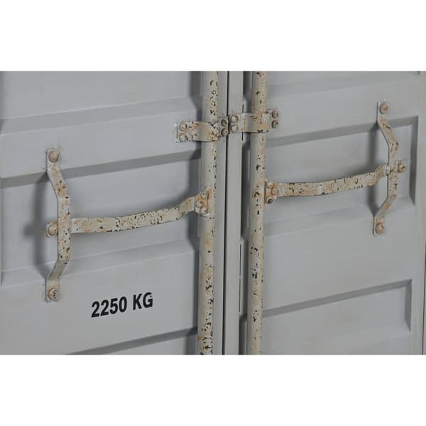 Hylder Home ESPRIT Grå Himmelblå Metal Træ MDF 87 x 44 x 168,5 cm