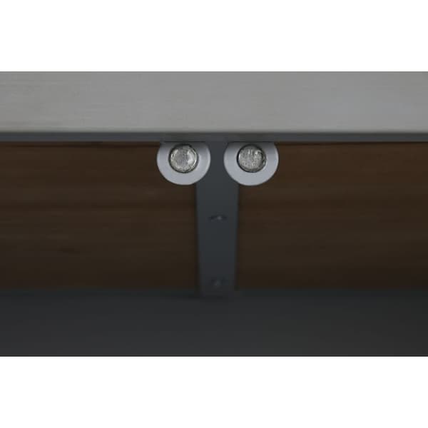 Hylder Home ESPRIT Grå Himmelblå Metal Træ MDF 87 x 44 x 168,5 cm