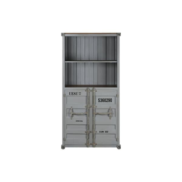Hylder Home ESPRIT Grå Himmelblå Metal Træ MDF 87 x 44 x 168,5 cm