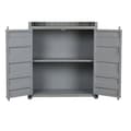 Miniatyrbillede 8 af 11: Hylder Home ESPRIT Grå Himmelblå Metal Træ MDF 87 x 44 x 168,5 cm