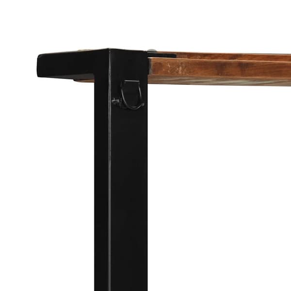 vidaXL Klesstativ flerfarget 80x40x190 cm gjenvunnet heltre