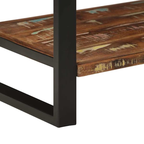 vidaXL Klesstativ flerfarget 80x40x190 cm gjenvunnet heltre