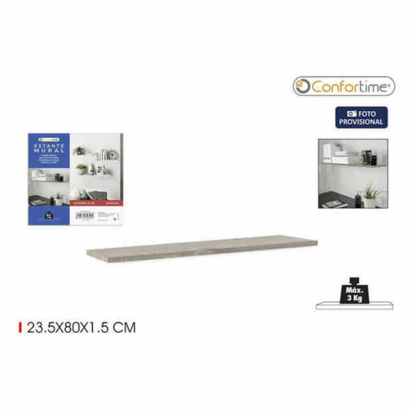 Hylder Confortime Mural Træ MDF Flydende 6 enheder 23,5 x 80 x 1,5 cm