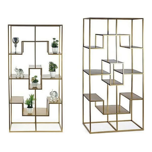 Hylder BIG-S3605004 Gylden Metal 45 x 200 x 100 cm