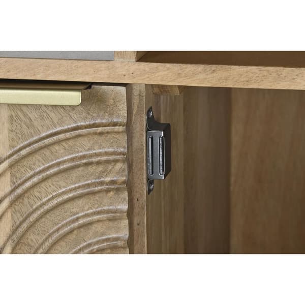 Hylder DKD Home Decor Gylden Natur Mangotræ 90 x 40 x 180 cm
