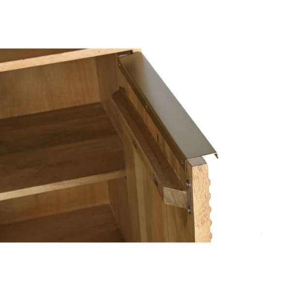 Hylder DKD Home Decor Gylden Natur Mangotræ 90 x 40 x 180 cm