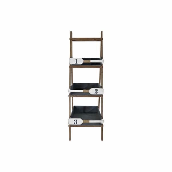Hyllyt DKD Home Decor S3021857 Kuusi Sininen Valkoinen (51 x 70 x 160 cm)