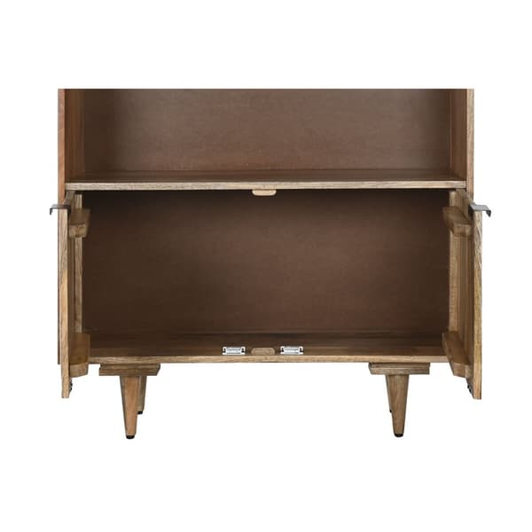 Hyllyt Home ESPRIT Valkoinen Mangopuu 90 x 35 x 168 cm