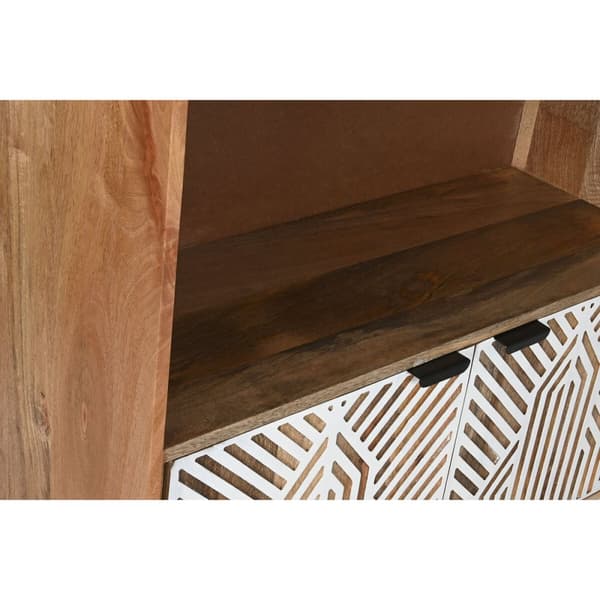 Hyllyt Home ESPRIT Valkoinen Mangopuu 90 x 35 x 168 cm