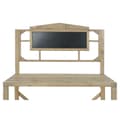 Miniatyrbild 5 av 9: Bokhylla Home ESPRIT Svart Skiffer Granträ 98 x 68 x 192 cm