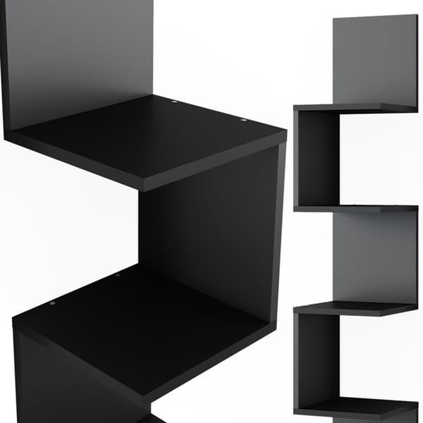 Paolo Hörnhylla, 28x175,4cm Set om 2, Svart, Vicco