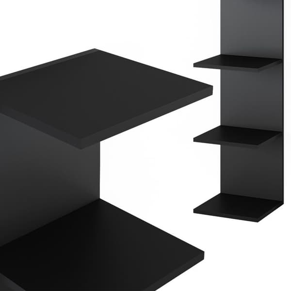 Paolo vägghylla, 30x95cm Set om 2, Svart, Vicco