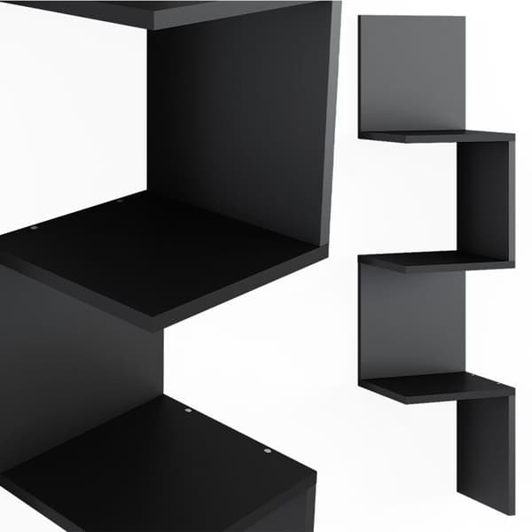 Paolo Hörnhylla, 28x116,4cm Set om 2, Svart, Vicco