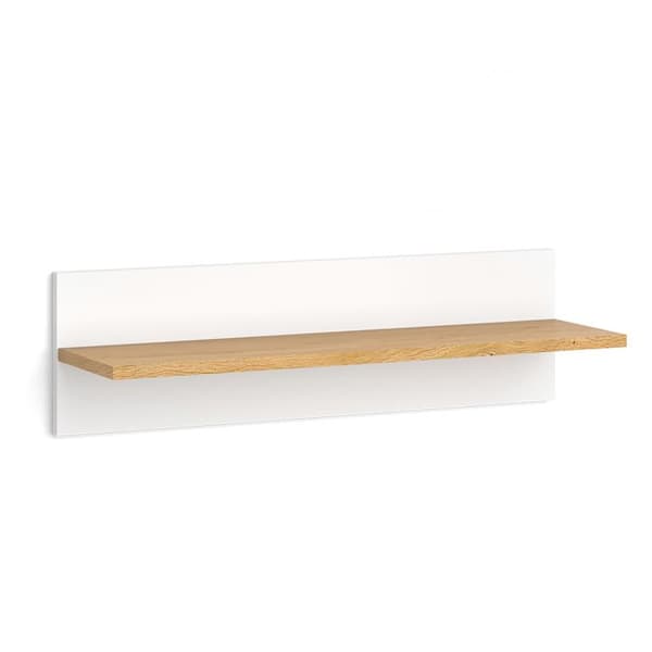 Vägghylla för barnrum Malia, 70x20cm, Vit, Vit, Vitalispa